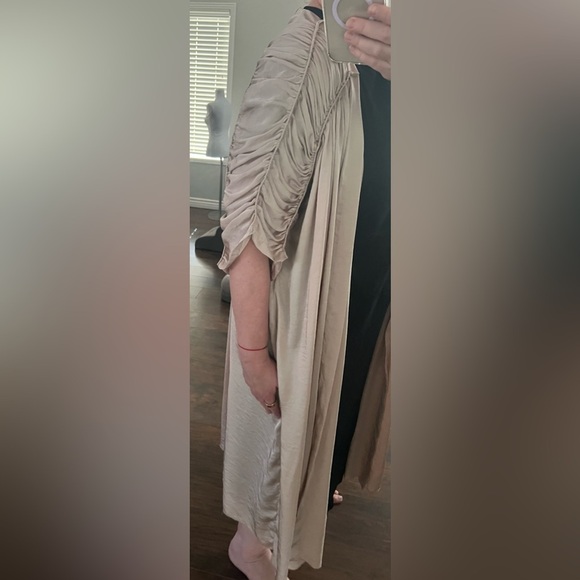 Free People kimono style wrap size xs/small blush color like new robe - Picture 8 of 8